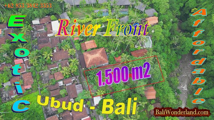 TANAH MURAH JUAL UBUD BALI 15.0 Are Tepi Sungai, Lingkungan Villa